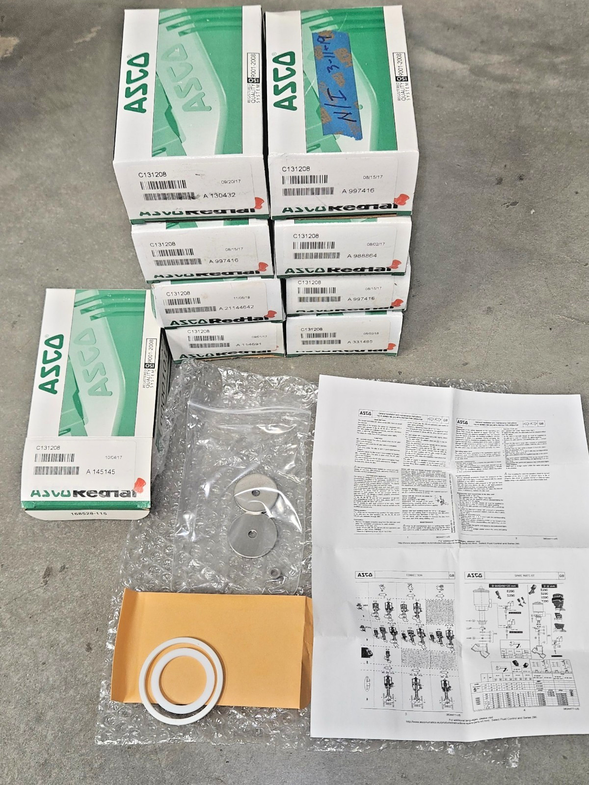 ASCO C131208 RED-HAT VALVE REPAIR KIT