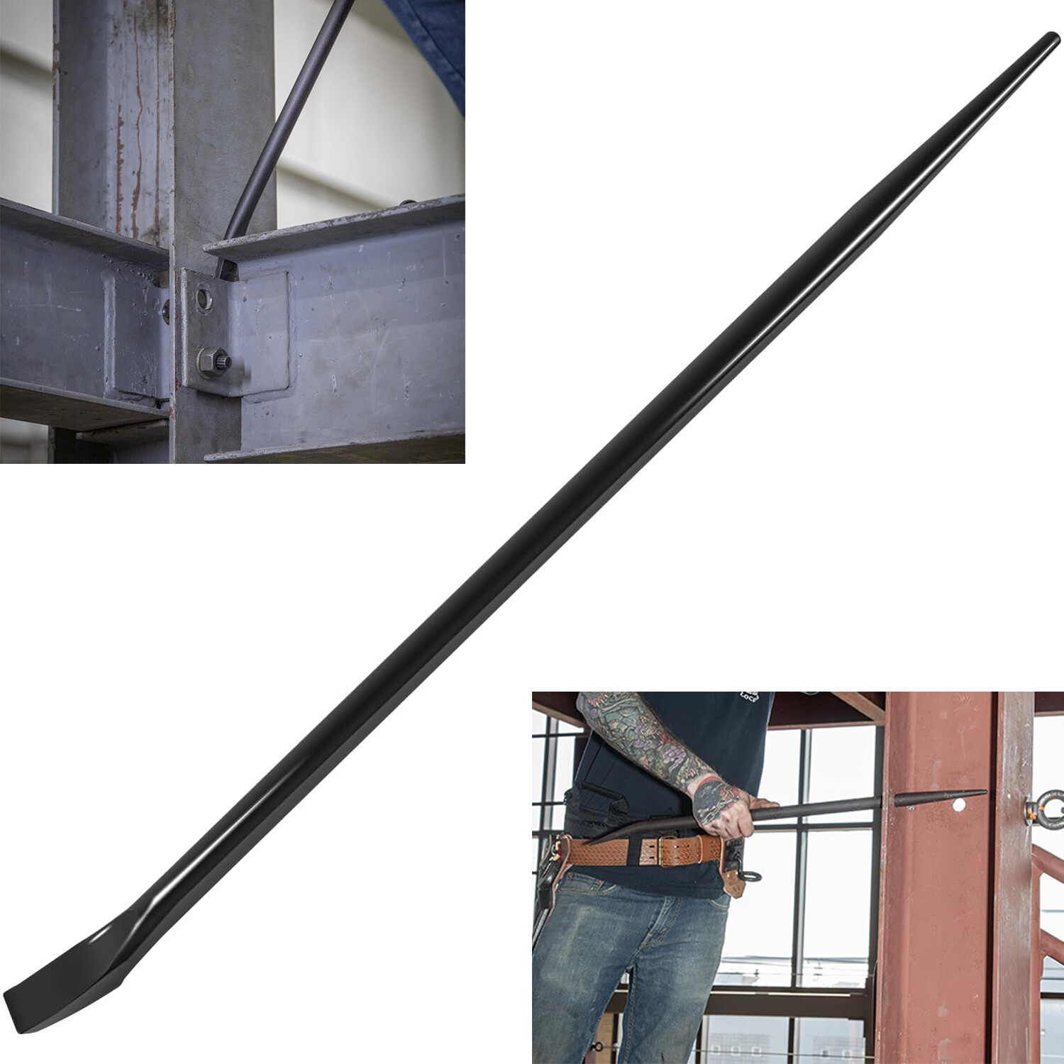 3248 Round 7/8-Inch x 30-Inch Connecting Bar for Aligning Prying Chiseling
