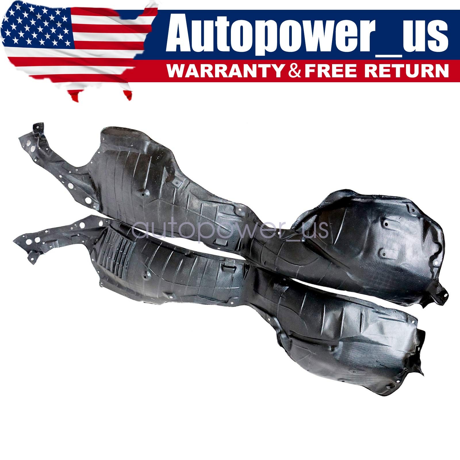 New Fender Liner Front Driver and Passenger Side For 2016-2023 Nissan Maxima