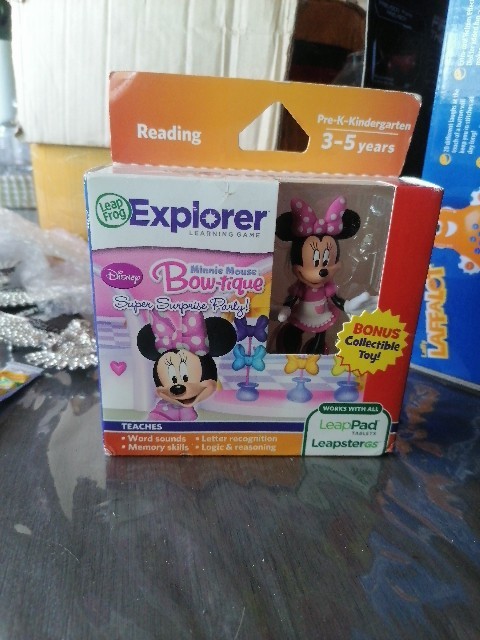 LeapFrog LeapPad Explorer Learning: Minnie's Bowtique, Leap Pad 1 2 3 GS Ult NIB