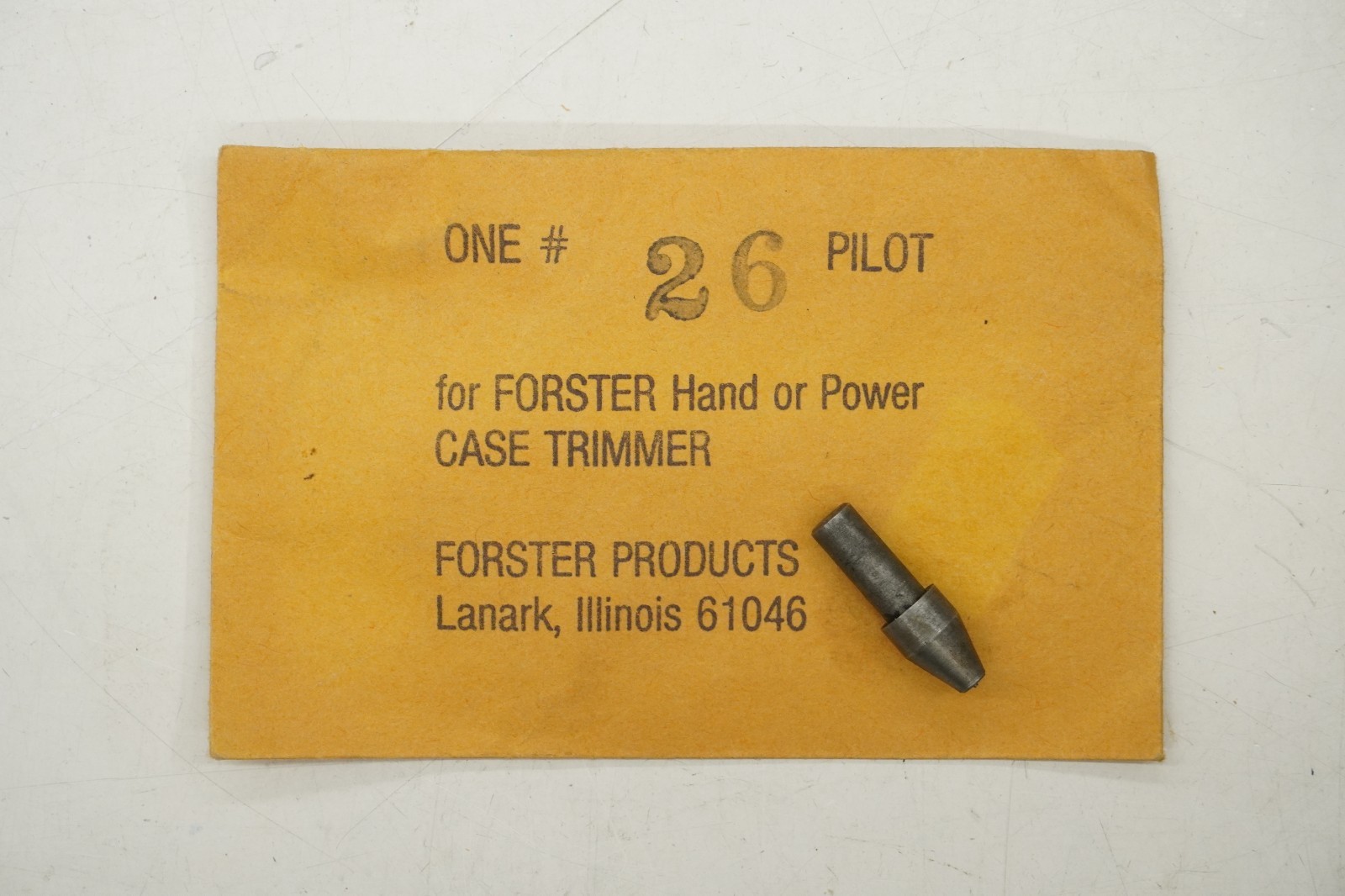 Forster Case Trimming Pilot #26