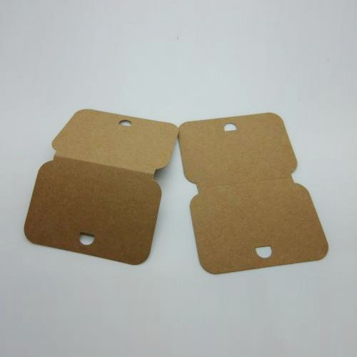 Large Brown Recycled Necklace/ Braclet  Display Cards Pack of 50