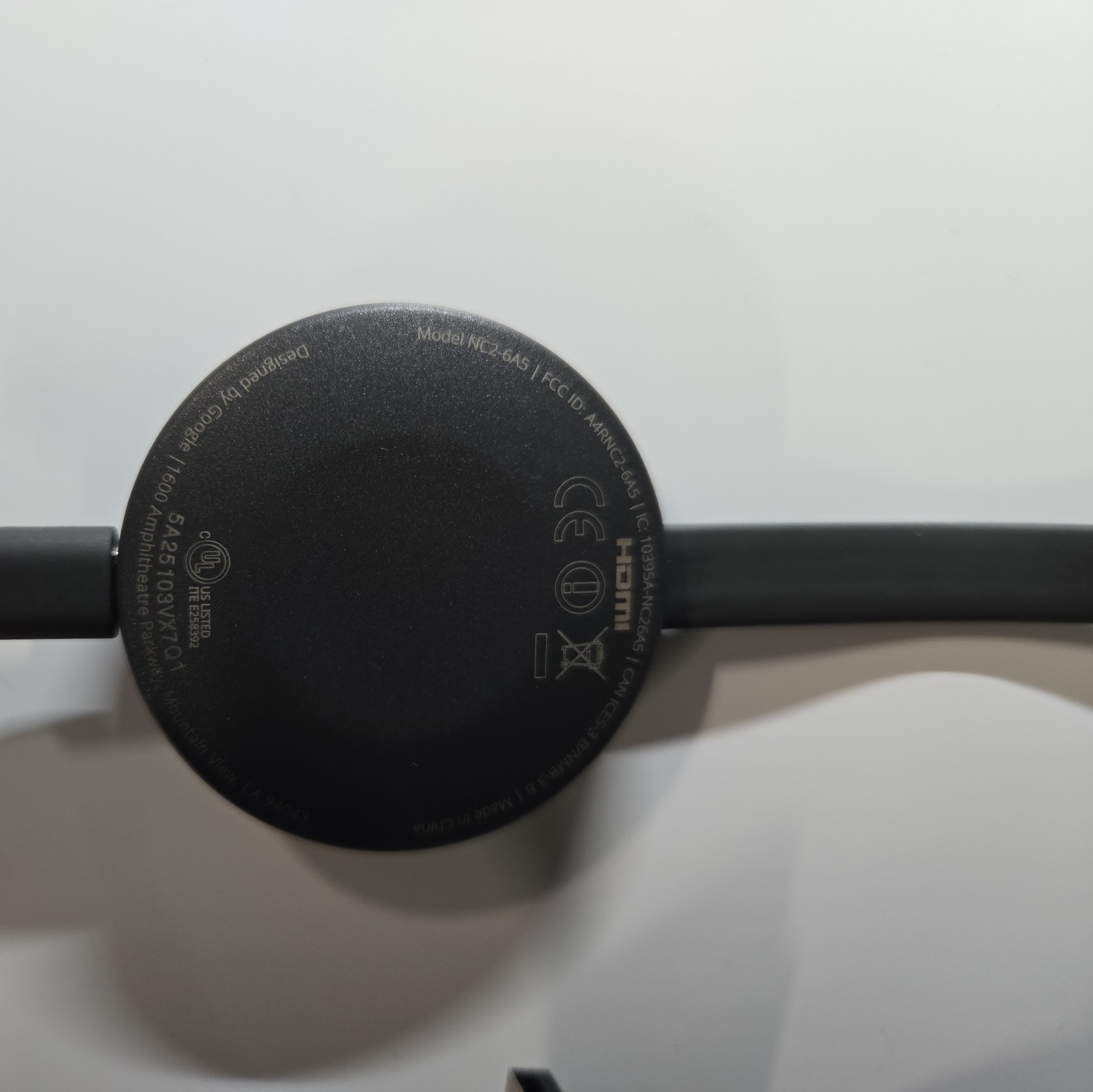 Google Chromecast HDMI #NC2-6A5 2nd Generation Media Streamer