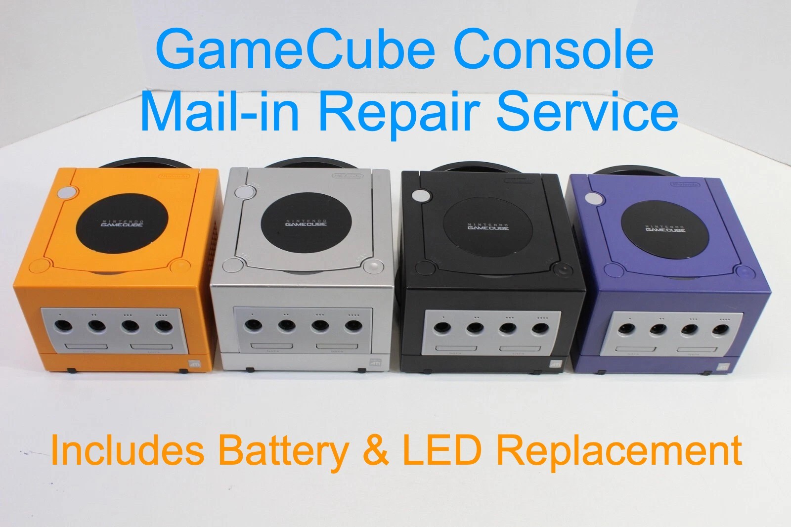 Nintendo Gamecube Console Repair Service Fix Disc Drive PSU Motherboard Battery