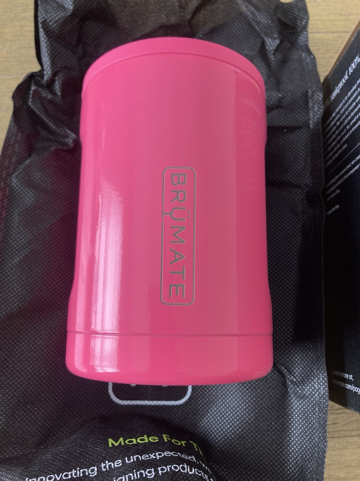 NEW BRUMATE HOPSULATOR DUO NEON PINK 12 OZ CANS CAN HOLDER ONLY KOOZIE NEW