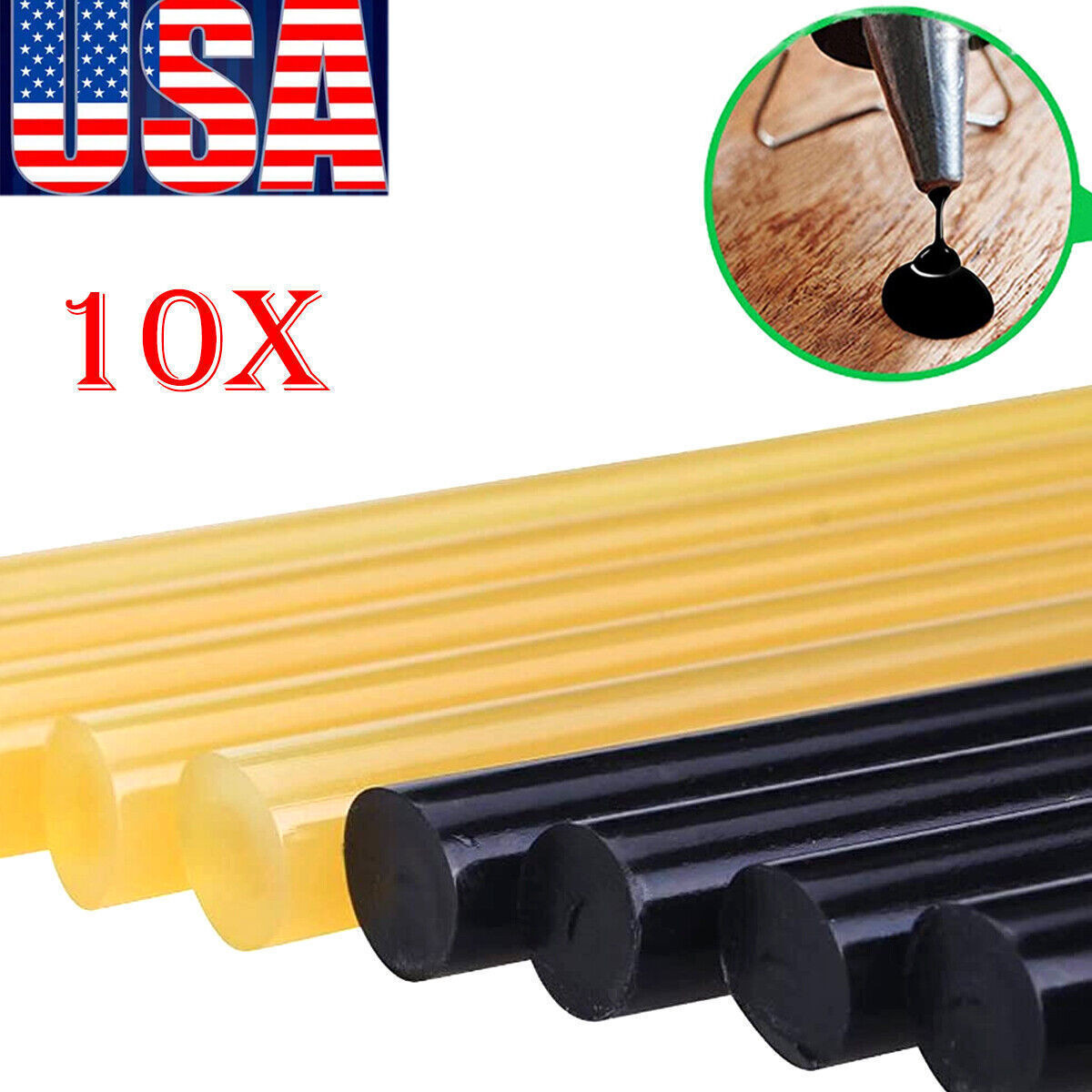 11mm Dent Tools Car Body Paintless Dent Removal Hot Melt Glue Sticks Repair Fhmp