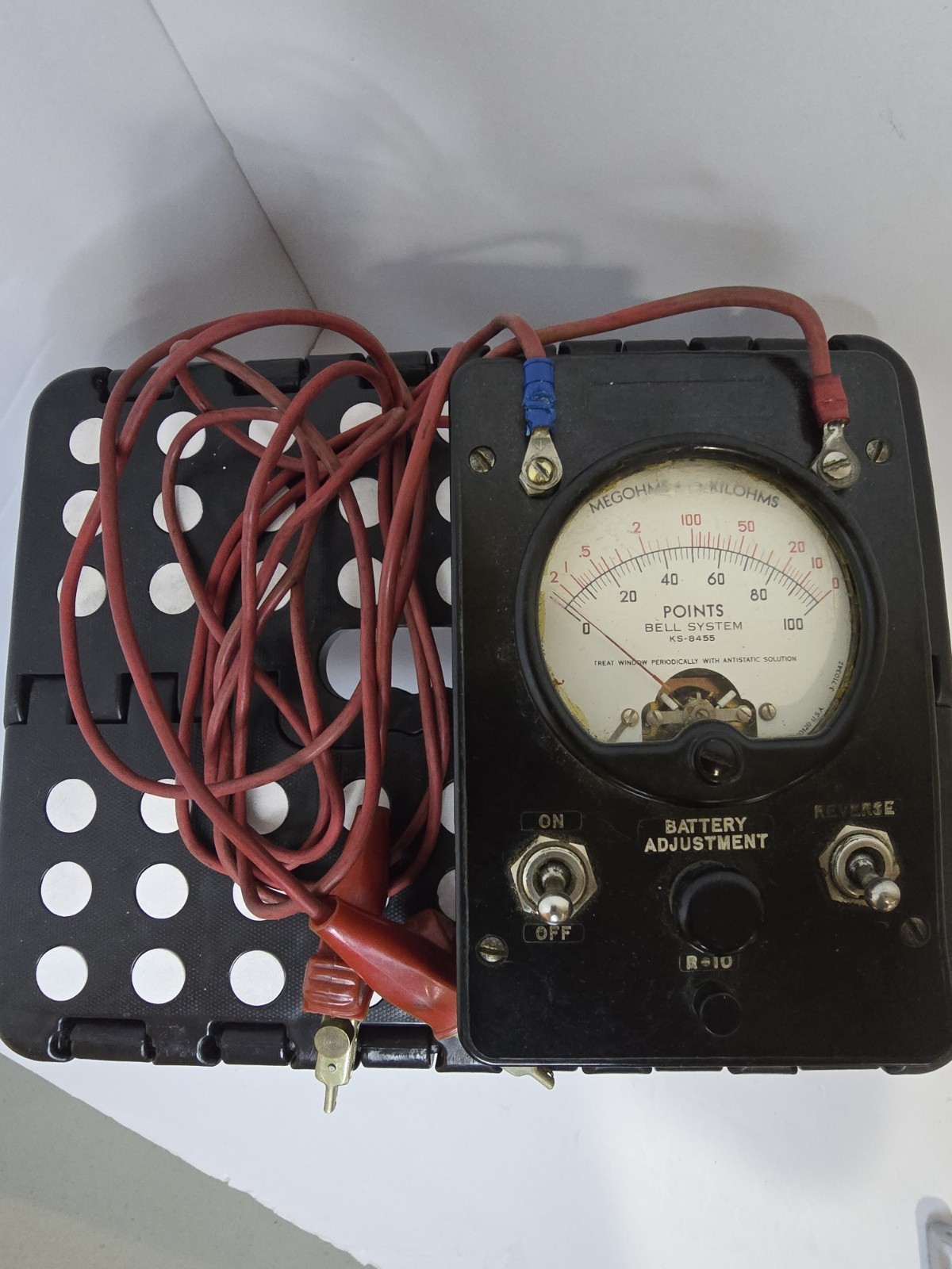 Vintage Simpson Bell Syetem Test Meter