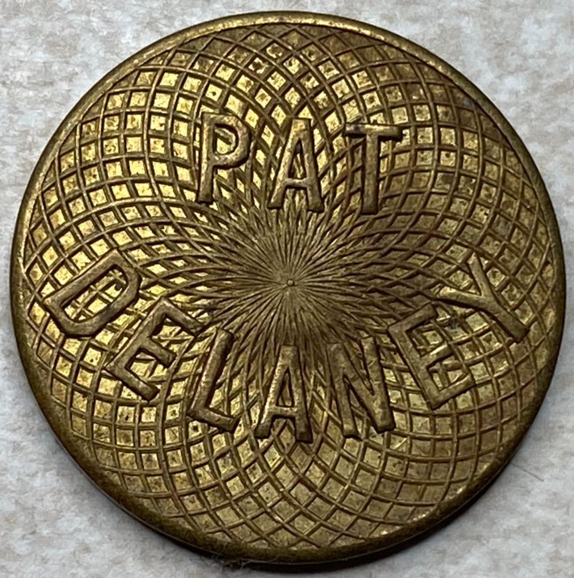 St Paul MN Minnesota Pat Delaney spiral Game Slot Trade Token T8599