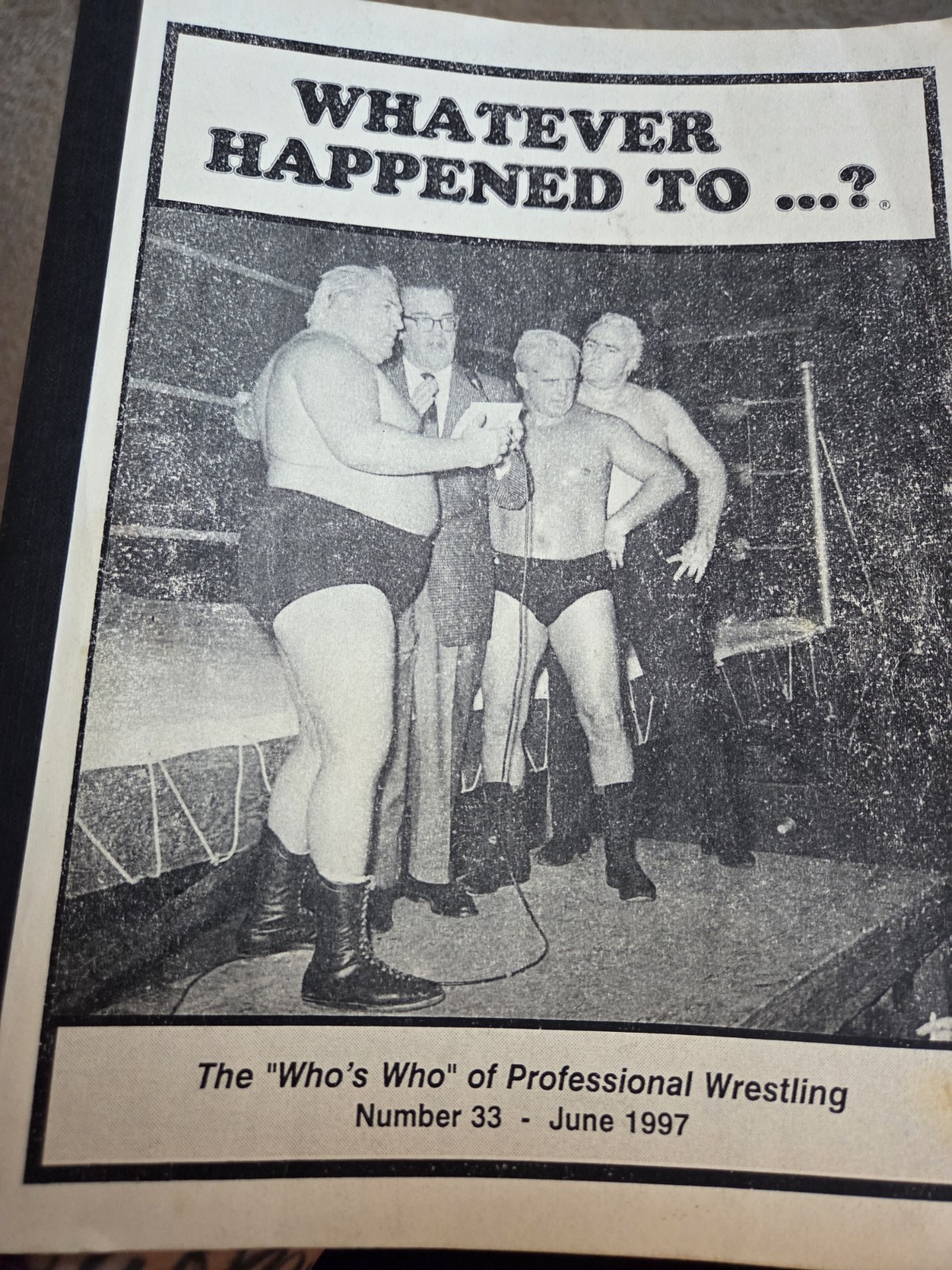 Sports Pub: Whatever Happened to...? Who's Who of Pro Wrestling #33 June 1997