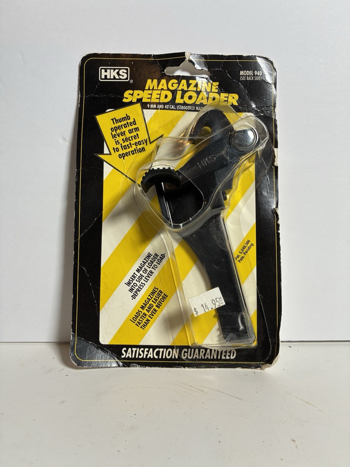 HKS Magazine Clip Speed Loader Model 940 Staggered Magazines 9mm .40cal. USA