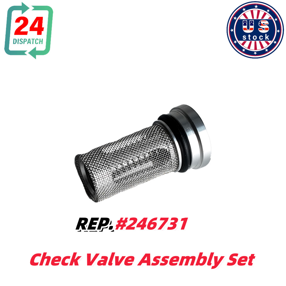 246731 For Fusion Air Purge Spray Gun Check Valve Assembly Kit US