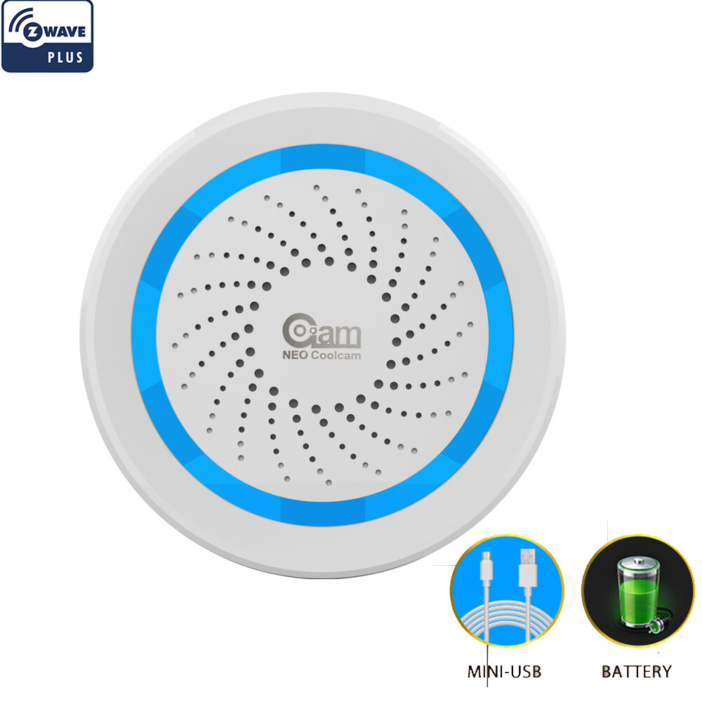 Z-wave Wireless Siren Alarm Sensor Compatible with Z wave Plus Sensor Alarm