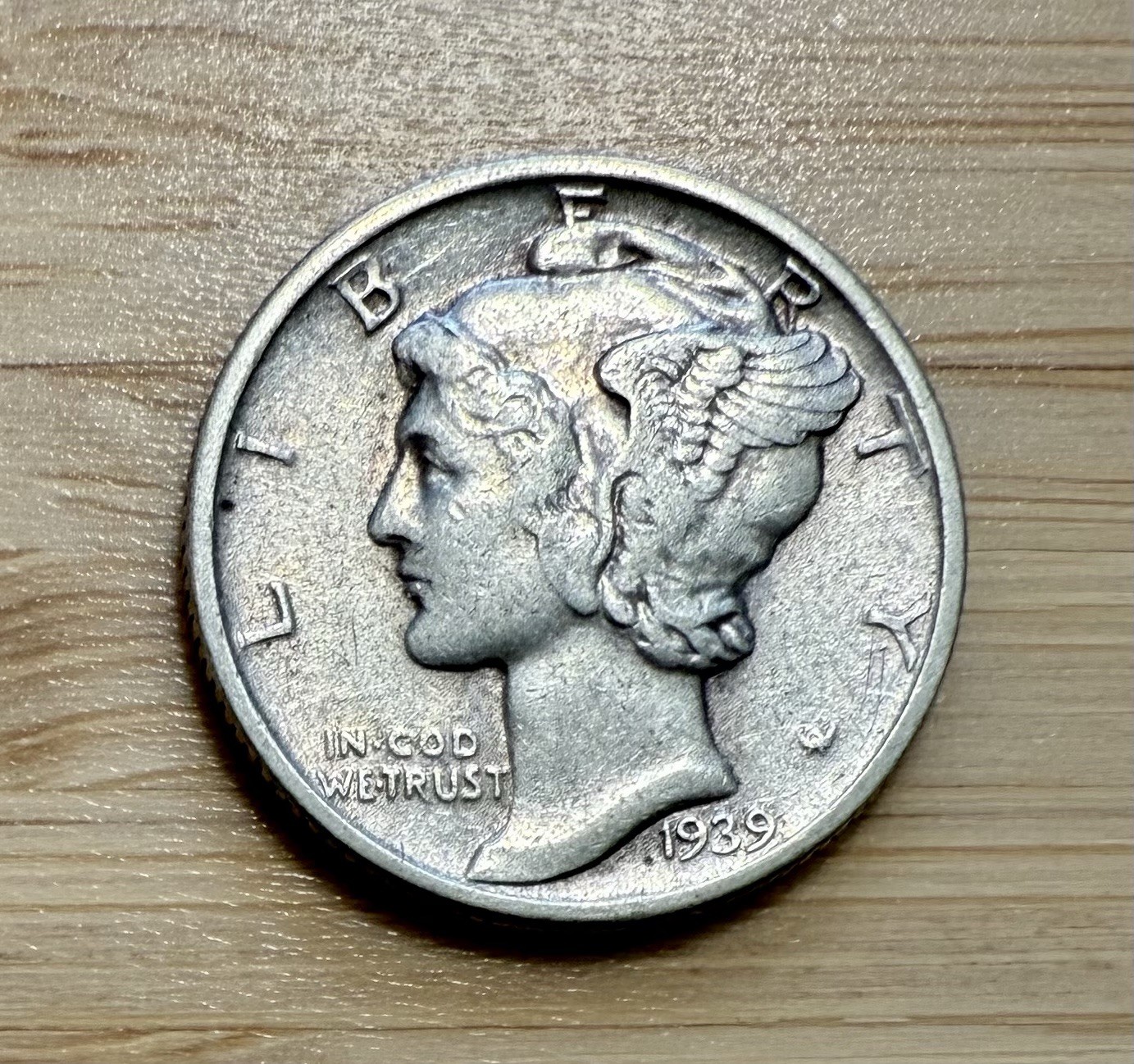 1939-P Mercury Dime 10C Silver - Extremely Fine (EF/XF)