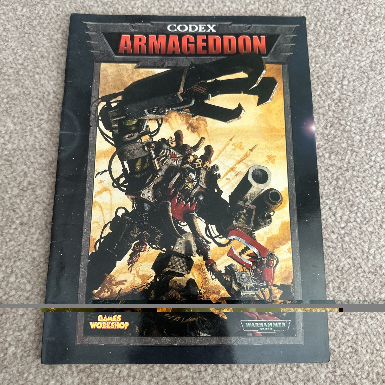 Warhammer 40k Codex Armageddon 3rd Edition Games Workshop soft cover