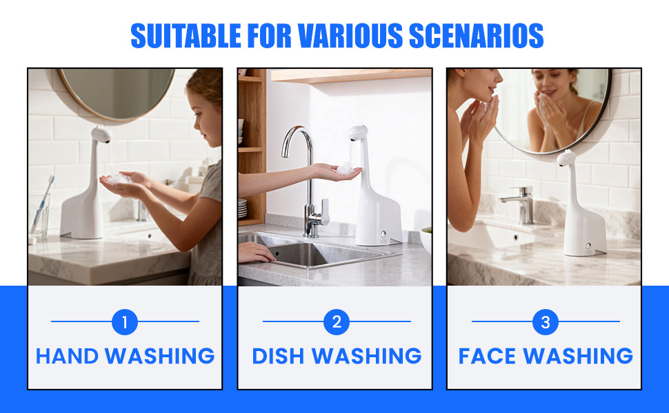 Automatic Foaming Soap Dispenser,10oz/300ml Touchless Smart