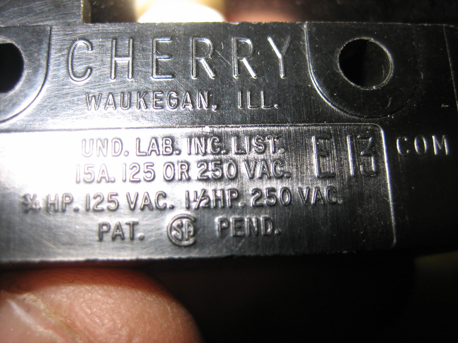 Cherry ZF E13-0-2-H Micro Switch,Std.Ratio Lever, NC CONTACTS ONLY-combined ship