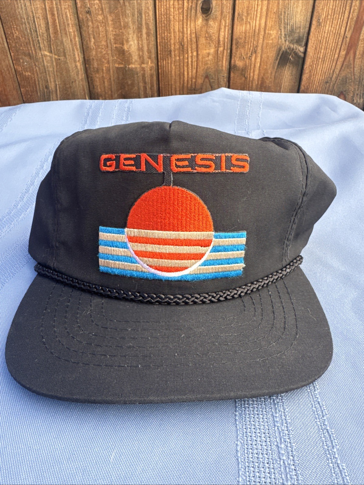 Vintage U.S. Space Camp & Rocket Center Genesis Program Rope Hat Otto Cap