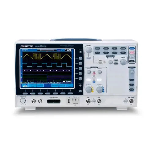 GW Instek GDS-2202A Digital Oscilloscope – 200 MHz, 2 CH, 2 GS/s, Color Display