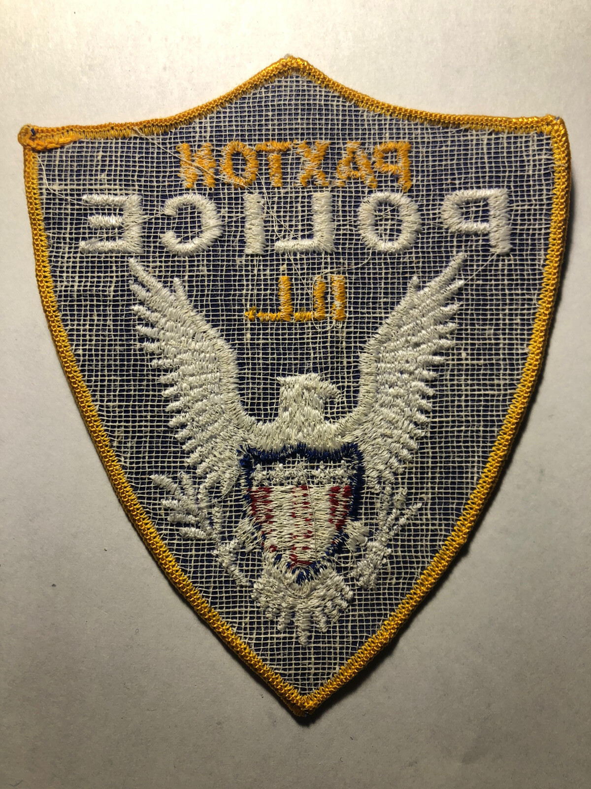 Paxton Illinois Police Patch