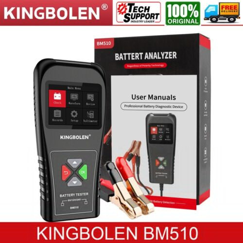 6V-24V Car Battery Tester Battery Load Tester Cranking Charging Analyzer 2000CCA