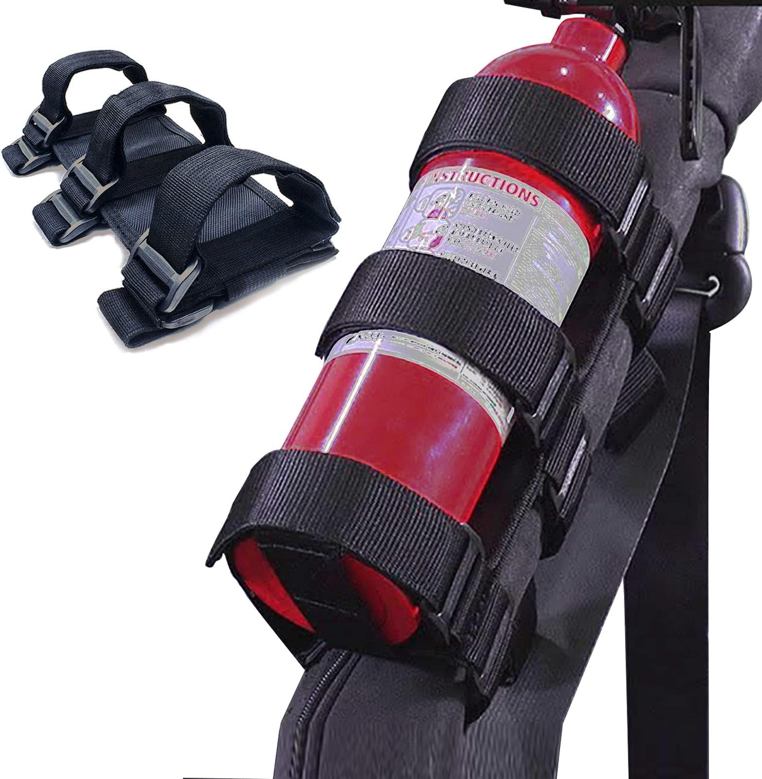 moveland Fire Extinguisher Holder for Jeep Wrangler TJ YJ JK | Fits 2.5-3LB E...