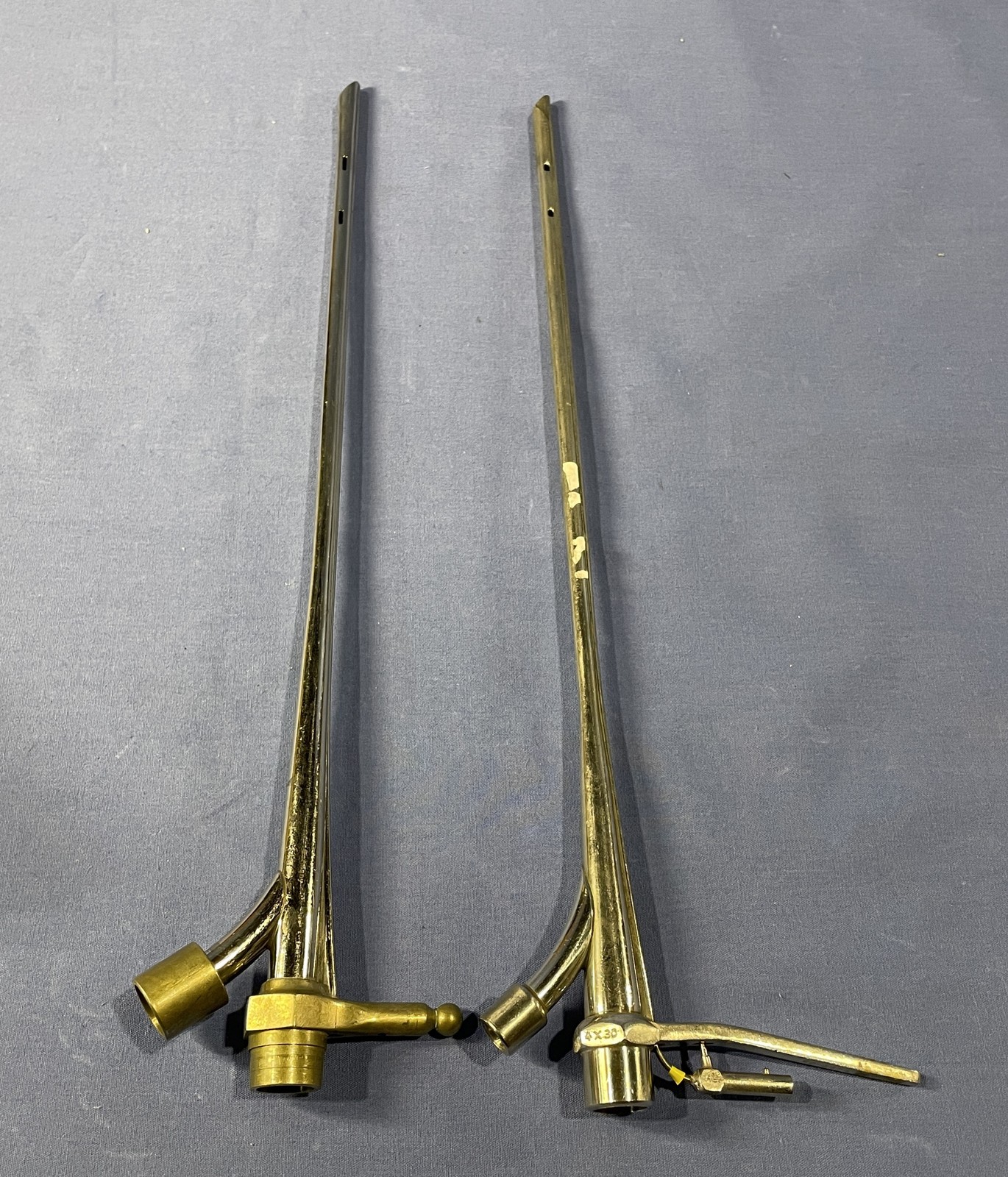LOT OF 2 Pilling 52-2578 Holinger Ventilating Fiberoptic Bronchoscope 4 x 30 ENT