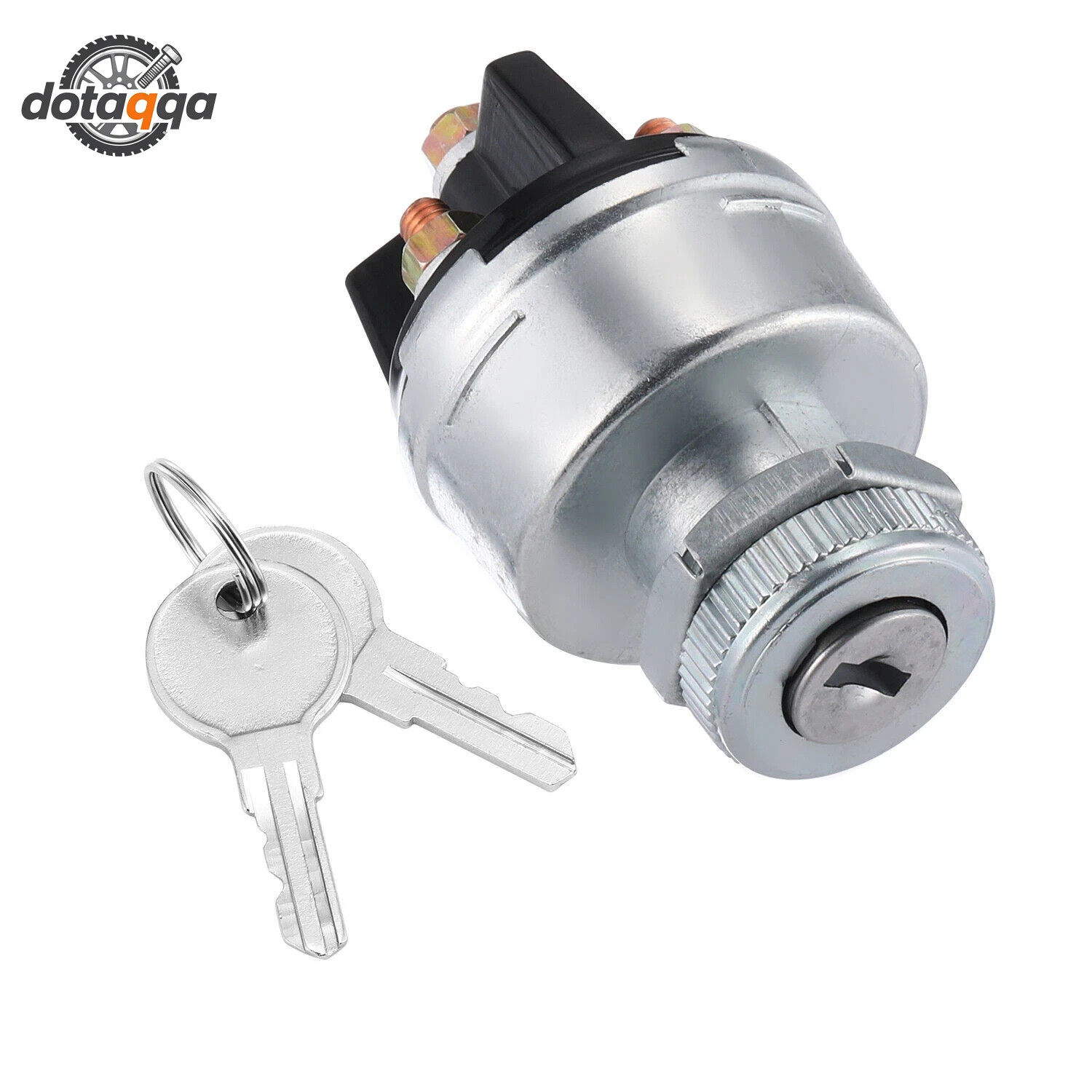 Universal Ignition Key Starter Switch With 2 Keys For Car Tractor Trailer