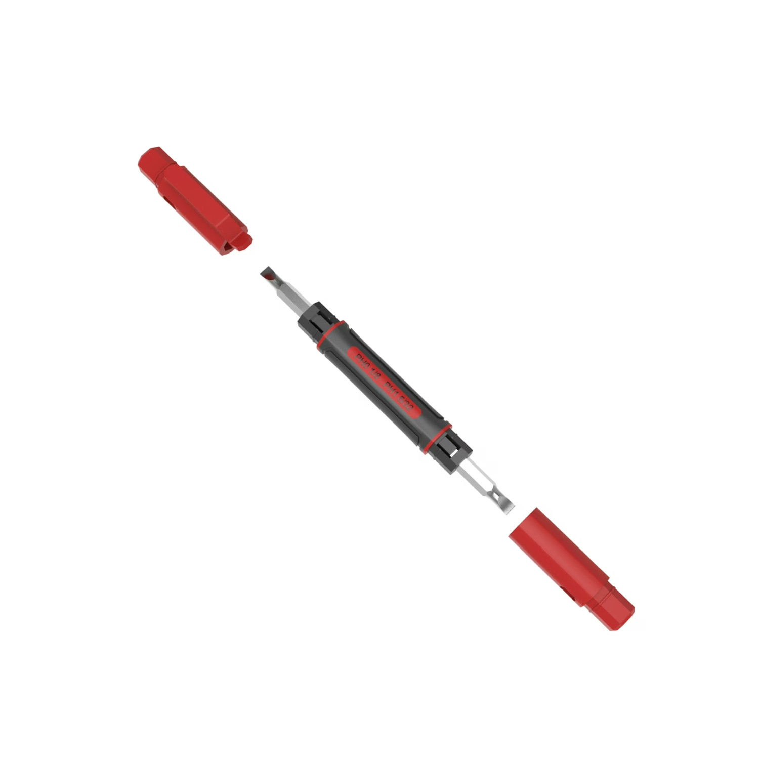 Hyper Tough 4 in 1 Mini Screwdriver Phillips Slotted Pocket Tool