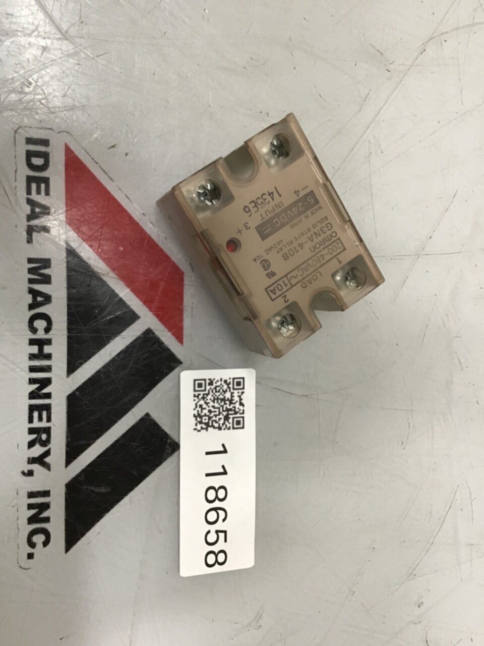 OMRON Solid State Relay G3NA-410B Used #118658
