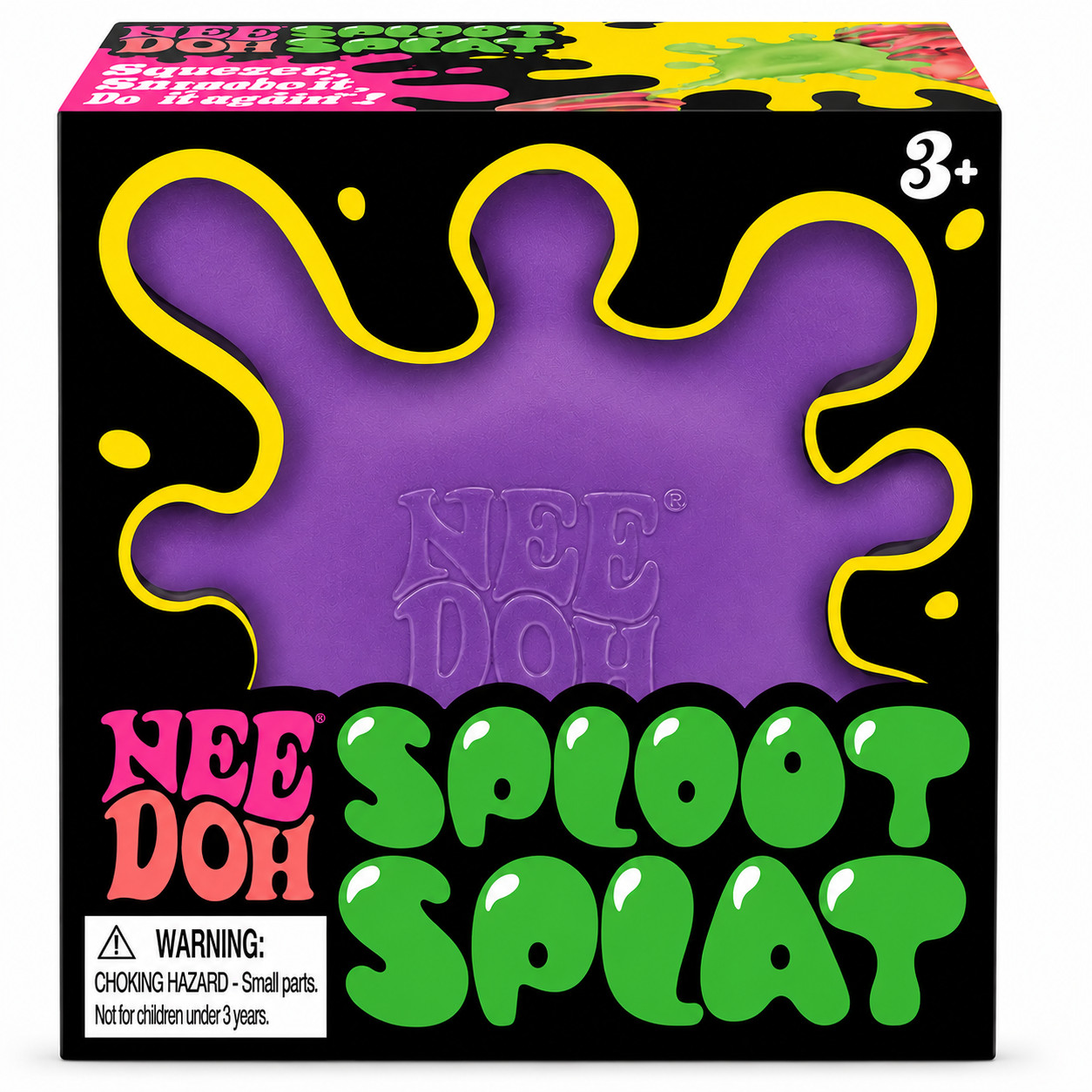 Share NeeDoh Sploot Splat Blue Squish Toy Stress Relief Fidget Sensory Squeeze