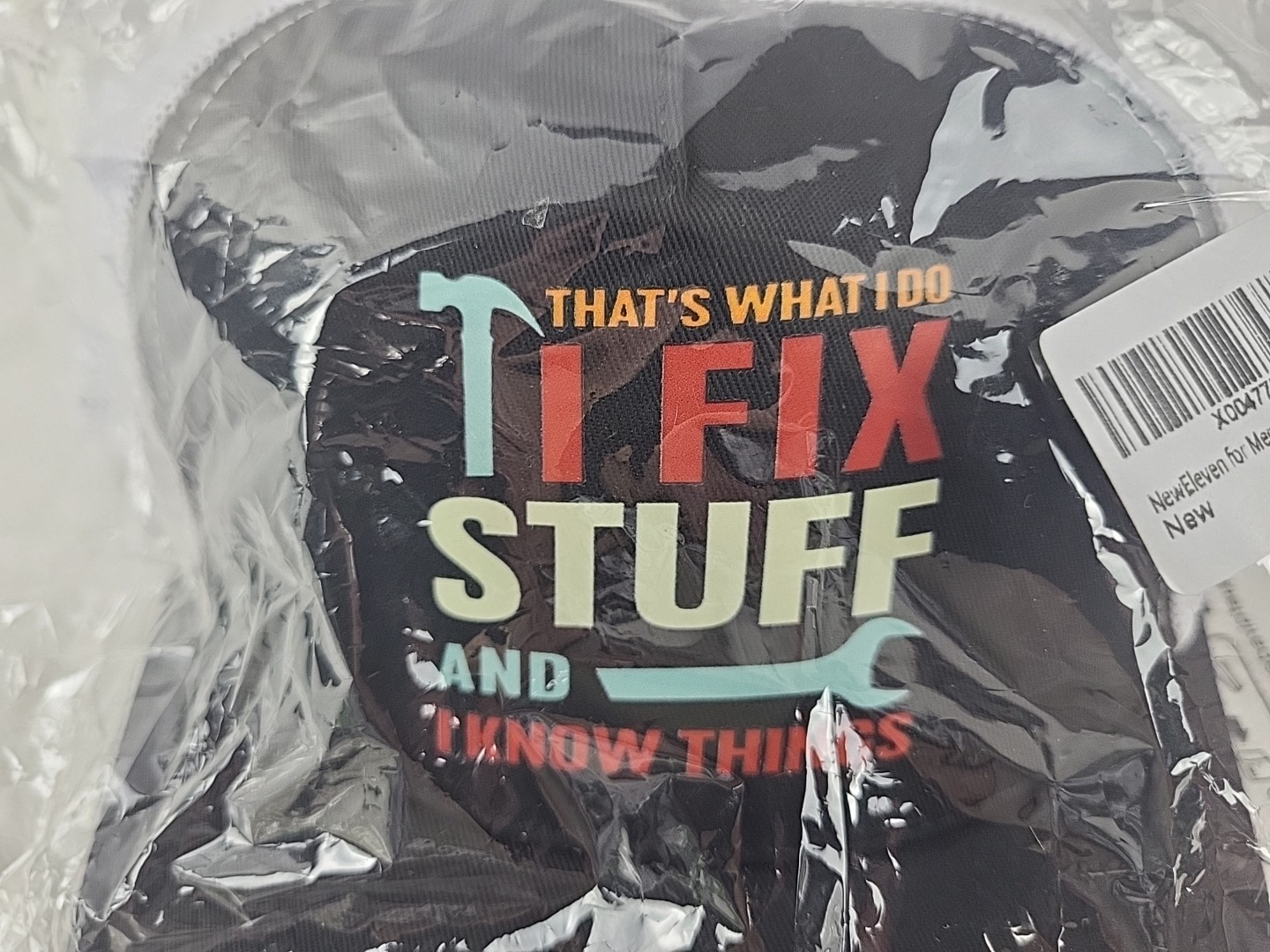 That's What I Do I Fix Stuff and I Know Things Cap Trucker Hat Brand New
