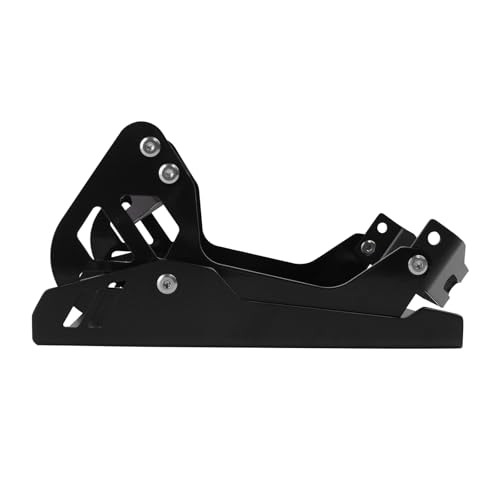Motorcycle Wheel Chock 1800 lbs Capacity, Portable & Adjustable Front Black