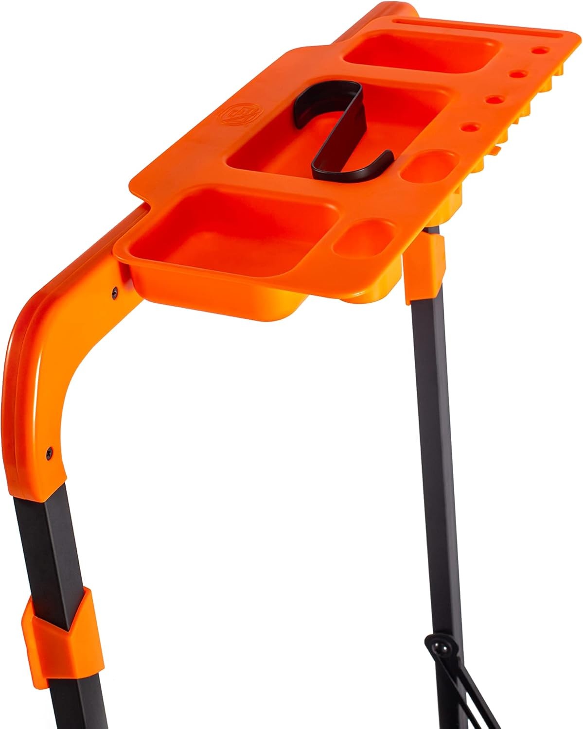 TECSPACE 7 in 1 Black Portable Multifunctional Workbench, Folding Work Table