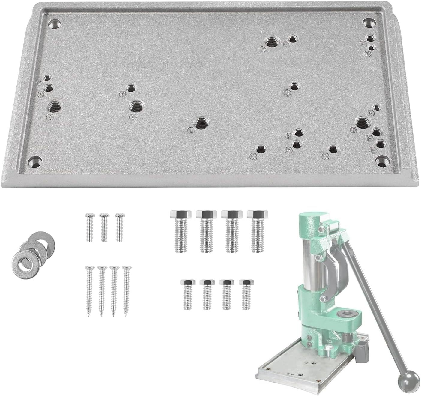 9282 Accessory Base Plate-3 Grey Reloading Bench for RCBS Rock Chucker Supreme