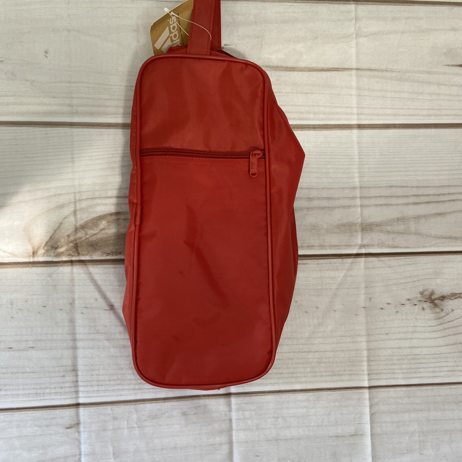 Adidas Red Zip Up Bag 14”