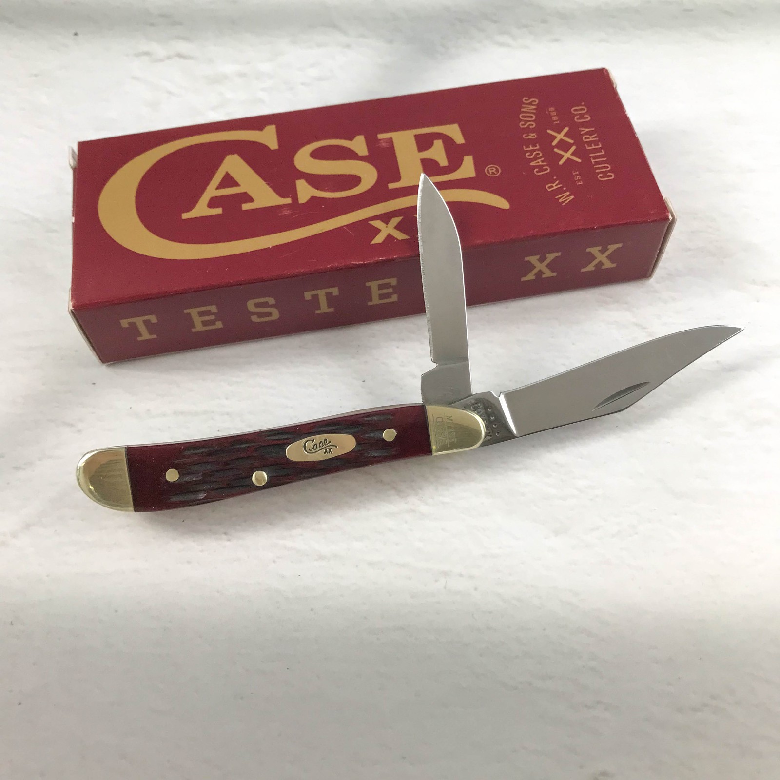 Case xx Knives 03693 Peanut Old Red Bone My First Case Stainless Pocket Knife