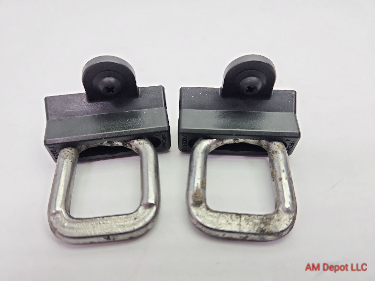 2008 BMW 535xi 535i 528i 528xi E60 E61 Hood Catch Bracket Set 51237008756