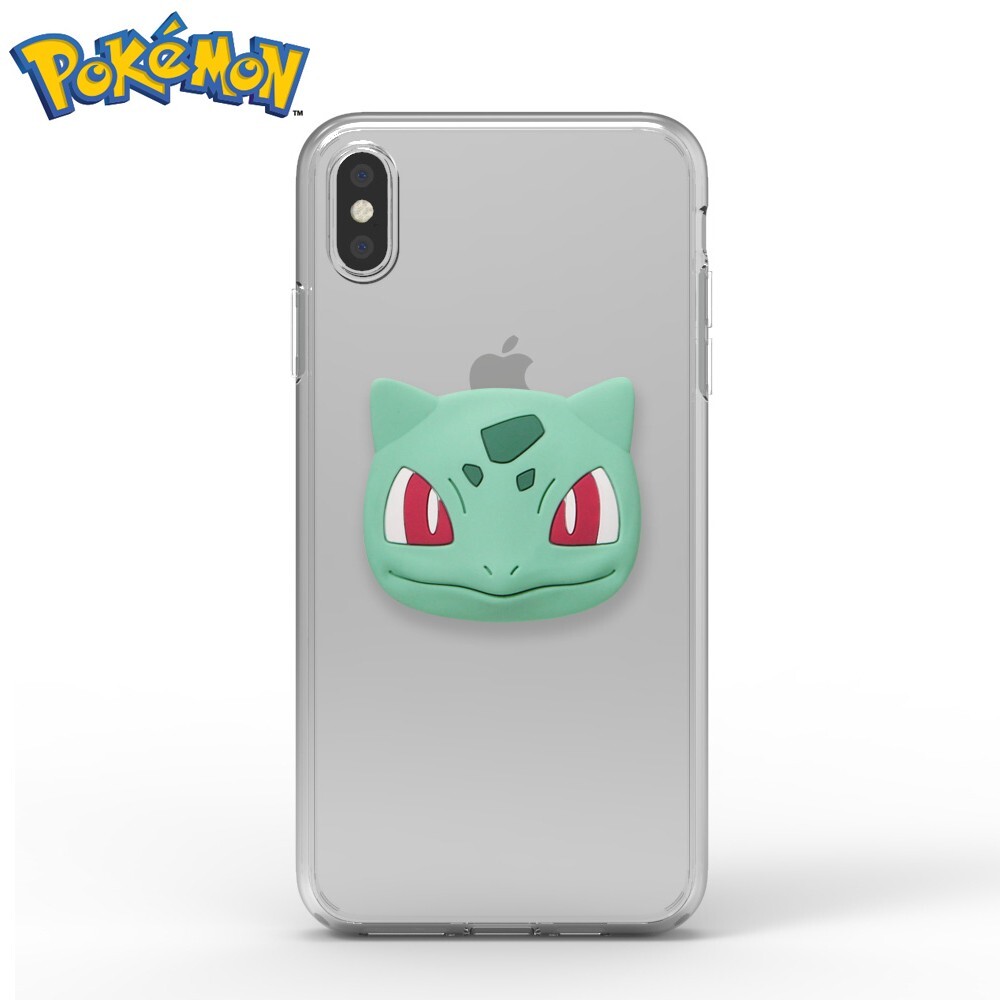 Pokemon Bulbasaur Phone Grip PopGrip Stand Swappable Top PopOut Bulbasaur Face