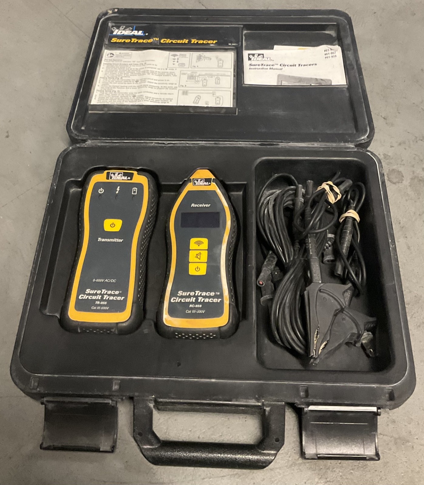 Ideal SureTrace Circuit Tracer Receiver RC-959 And Transmitter TR-955 G368 KIT