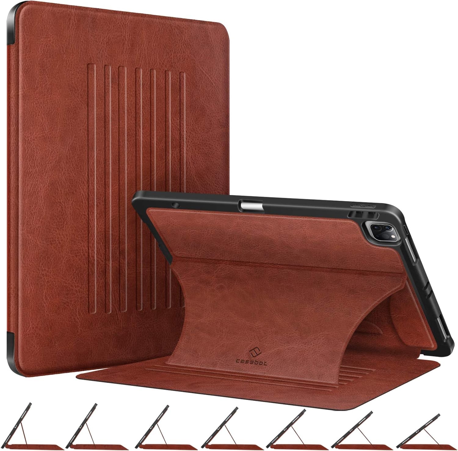 Case for iPad Pro 12.9 inch 6th/5th/4th/3rd Gen Multiple Angle Rugged Cover