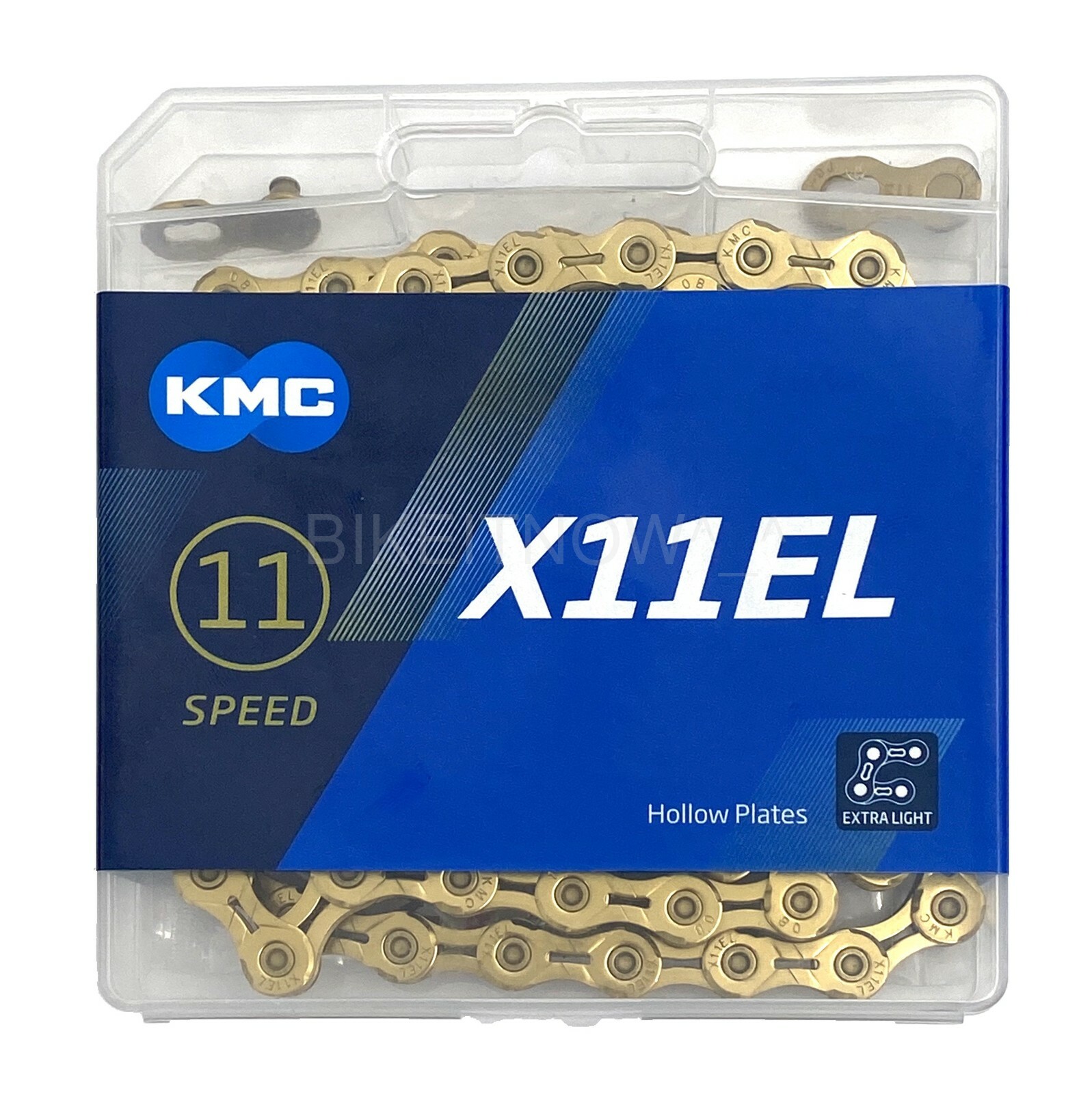 KMC X11EL GOLD 118Link Bike 11 Speed Chain with Missing LINK - Retail AM Package
