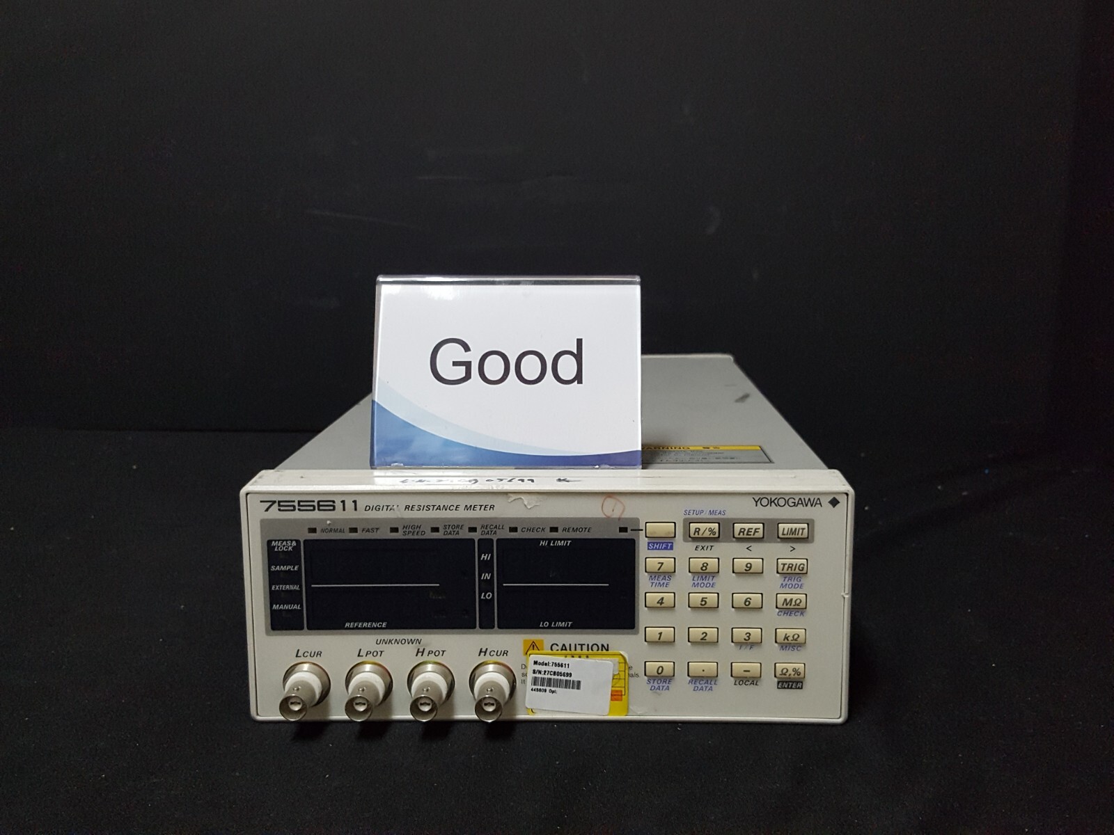 Yokogawa 755611 : Resistance Meter, Suffix -1-M/C1/Z (5699)