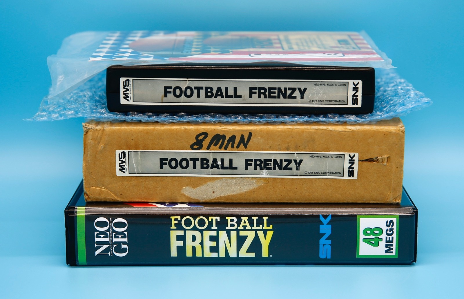 Football Frenzy US English MVS Kit • Neo Geo JAMMA Arcade System •  SNK Sports