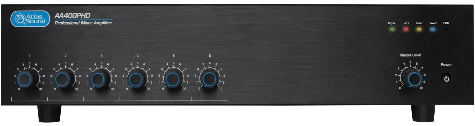 AtlasIED AA400PHD-BLM-01 6-Channel Input, 400W Amplifier Mixer