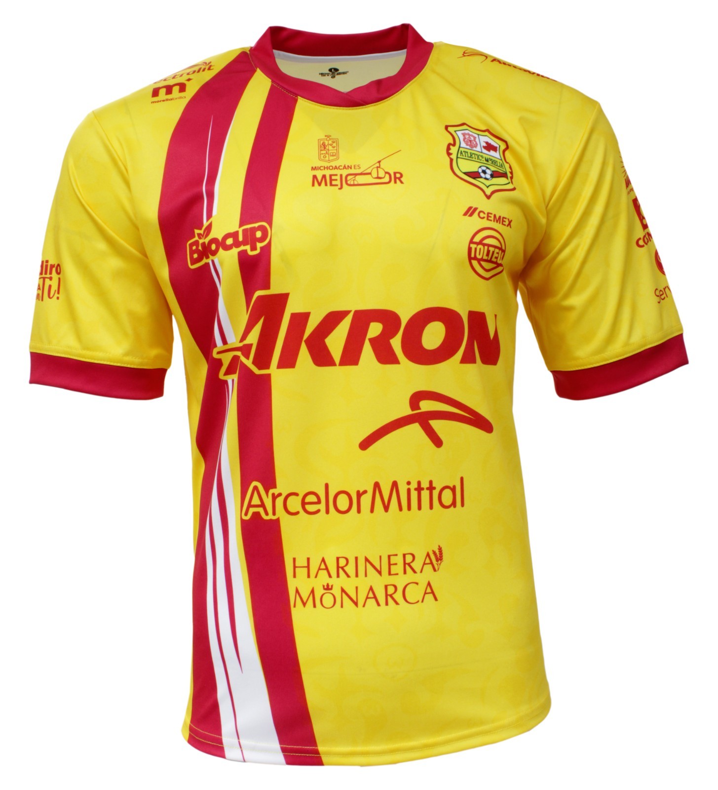 Men's Mexico Atletico Morelia Home Soccer Jersey Short Sleeve 2025