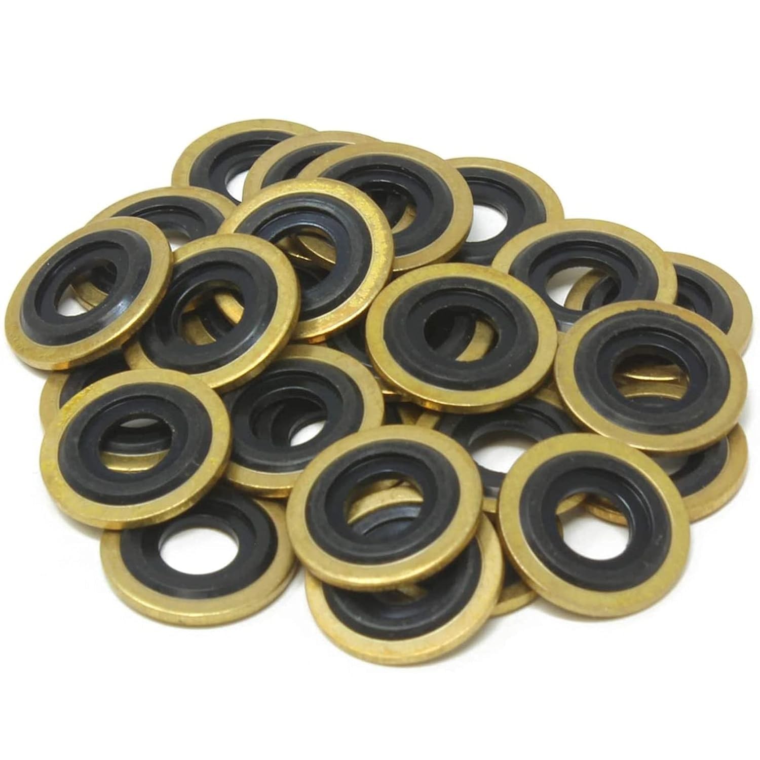 Healvaluefit 10pk Oxygen Regulator Gasket Brass Yoke Washer O Ring Seals...