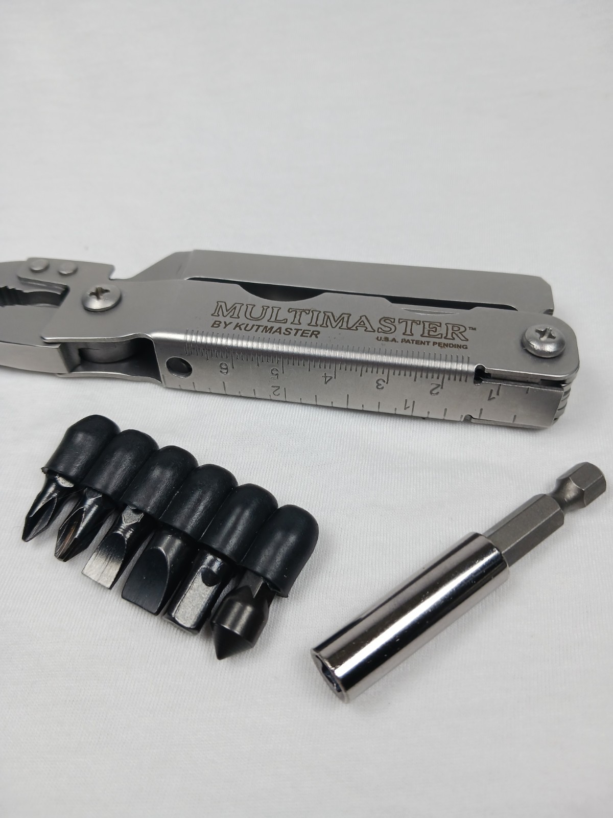 Kutmaster Multimaster 1044 Multi-Tool Pliers w/ Knife Saw File Hook Bit Driver