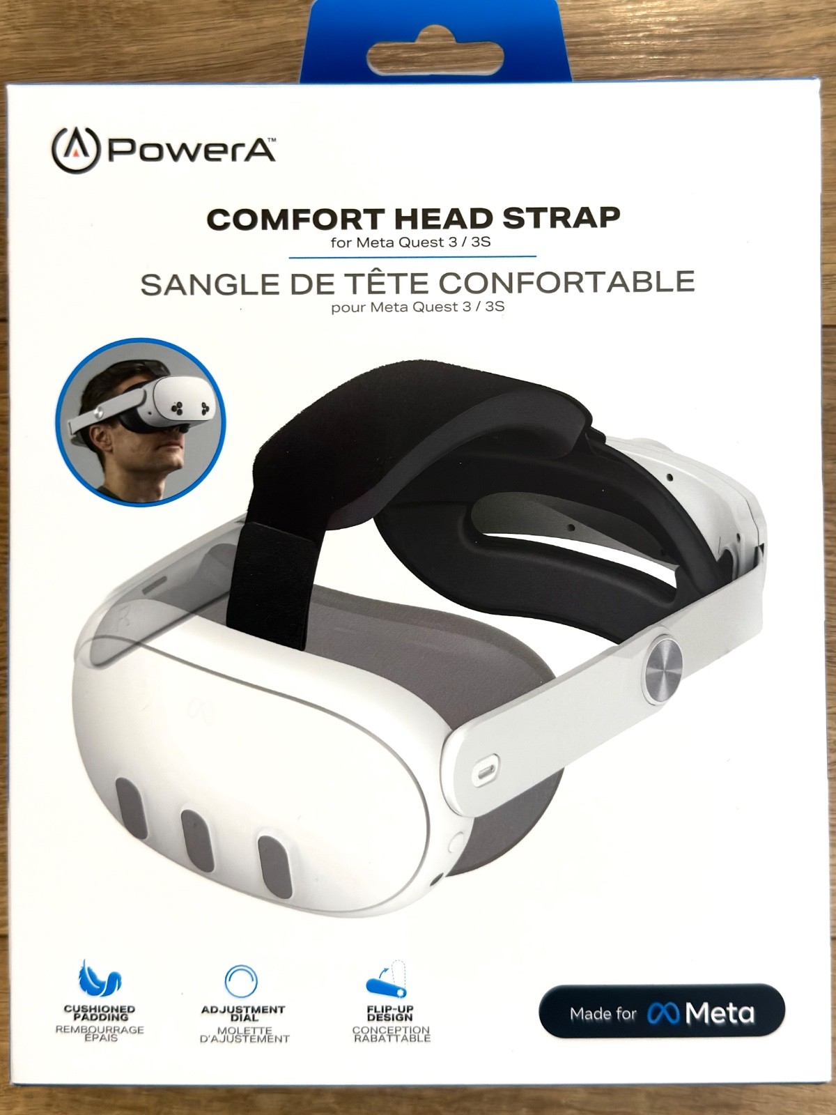 PowerA Comfort Head Strap for Meta Quest 3 / 3S, Officially Licensed Elite-Style