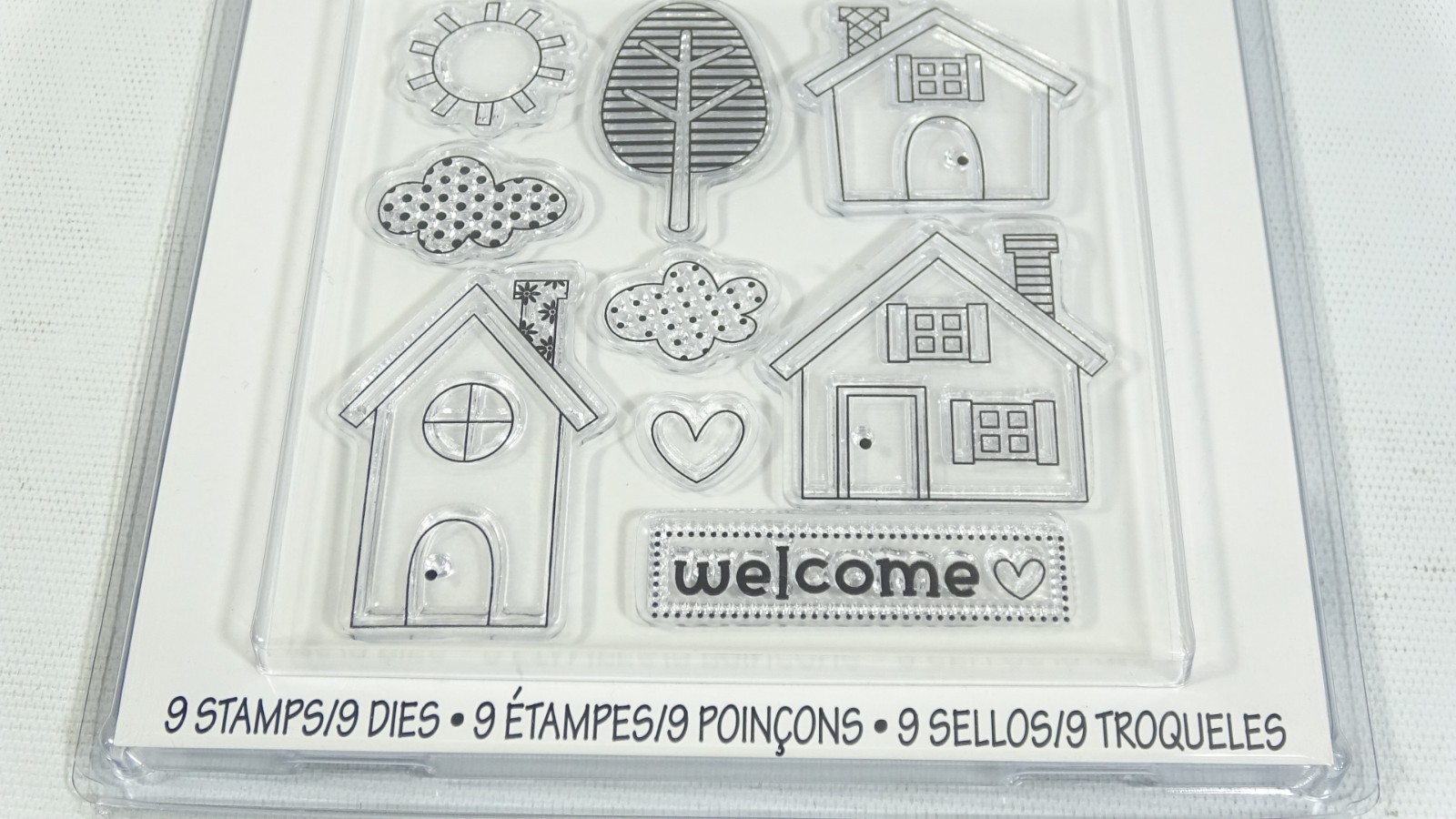 2013 Doodlebug Design Stamp & Die Set Welcome Home 659102