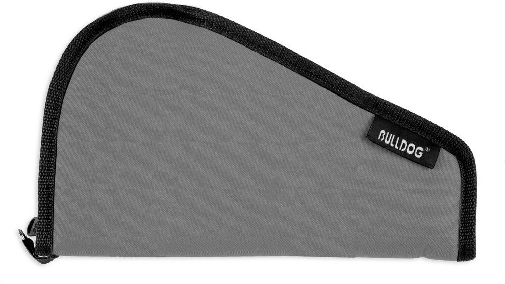 Bulldog Pistol Rug Large 18" x 8" Heavy-Duty Nylon Gray With Black Trim - BD612